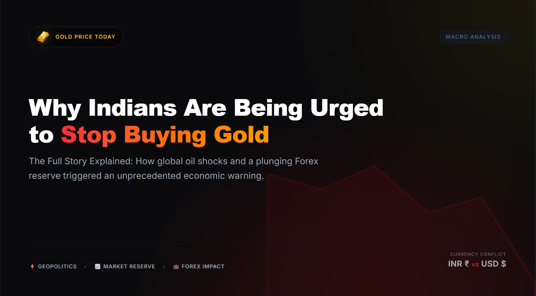 Why PM Modi Is Asking Indians to Stop Buying Gold — The Full Story Explained